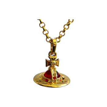 Vivienne Westwood Brass Necklaces Unisex Gold