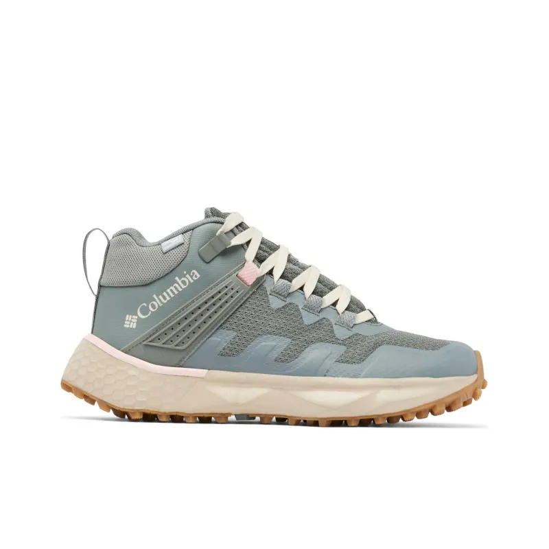 Columbia FACET 75 Cushioned Slip Resistant Mid Top Trekking Shoes Women's Blue Gray-1