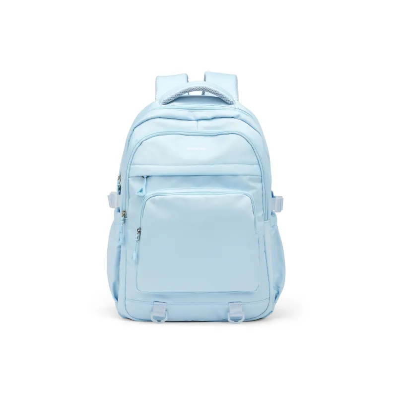 Werocker Fabric Backpack Regular Unisex Black/Ecru/Gray Brown/Blue-16