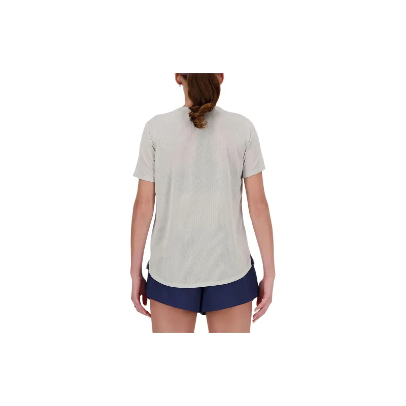 New Balance Athletics Amplified T Shirt Women's Heather Cool Gray-1