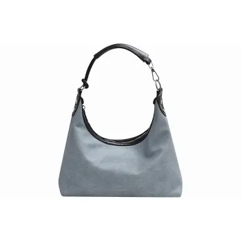 JANE KLAIN Synthetic Leather Handbag Shoulder Bag Regular Women's Light Blue/Khaki/Dark Gray