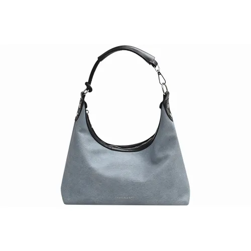 JANE KLAIN Synthetic Leather Handbag Shoulder Bag Regular Women's Light Blue/Khaki/Dark Gray