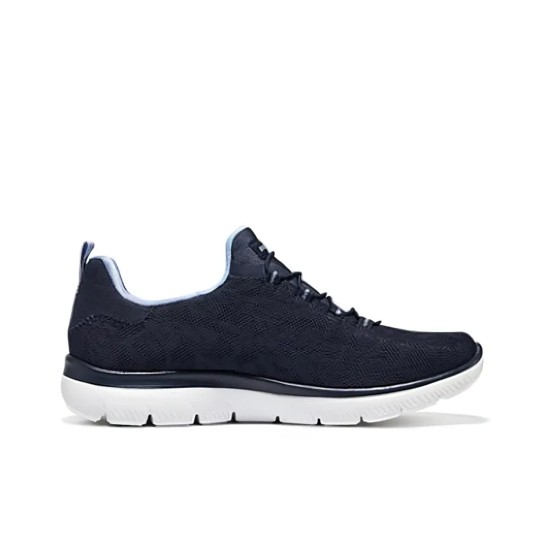 Skechers Summits Slip Resistant, Abrasion Resistant, Breathable Low Top Running Shoes Women's Blue-1