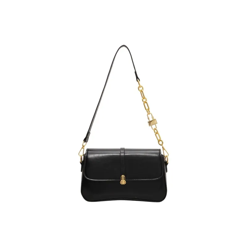Jade En Plus PU Small Square Bag Shoulder Bag, Crossbody Bag Regular Women's Black/Ecru/Milk Tea/Brown-1