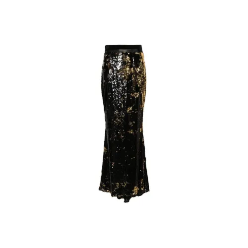 STYLAND Sequin-embellished Maxi Skirt