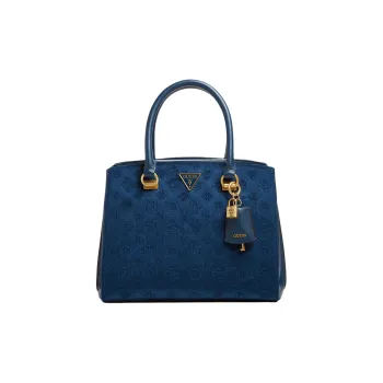 GUESS Velvet One Shoulder Handbags Regular Women's Blue