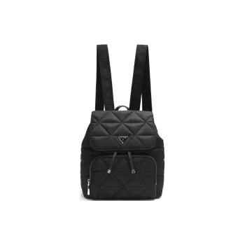 GUESS Artificial Leather Backpack Medium Size Women's Black