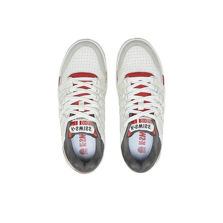KSWISS Low Top Tennis Shoes Women's White Gray-3
