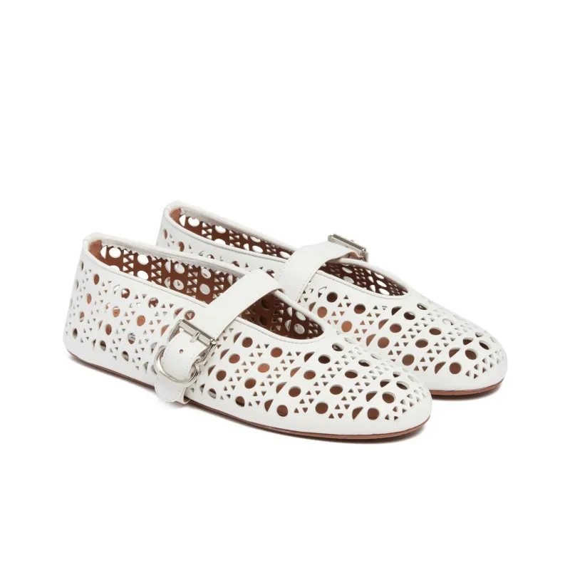 Alaia Casual Single Shoes Women's White-1