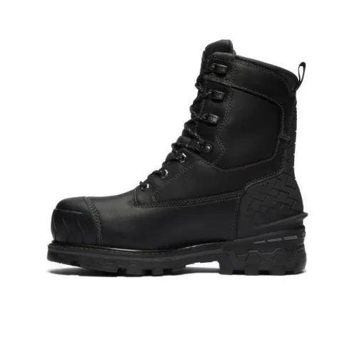 Timberland Boondock 8 Inch Composite Toe Waterproof Work Boot Wide 'Black'