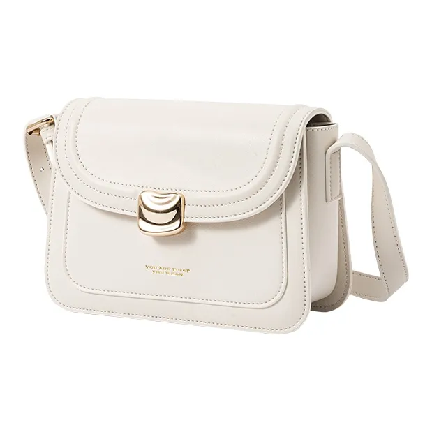 SEM/R PU Small Square Bag, Backpack, Crossbody Bag Women's Ecru/Custard/Caramel Brown/Black-10