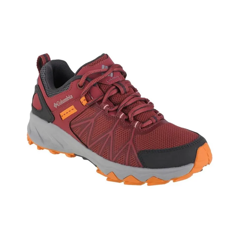 Columbia Cushioning, Wear Resistant Low Top Hiking Shoes Women's Red Gray-1
