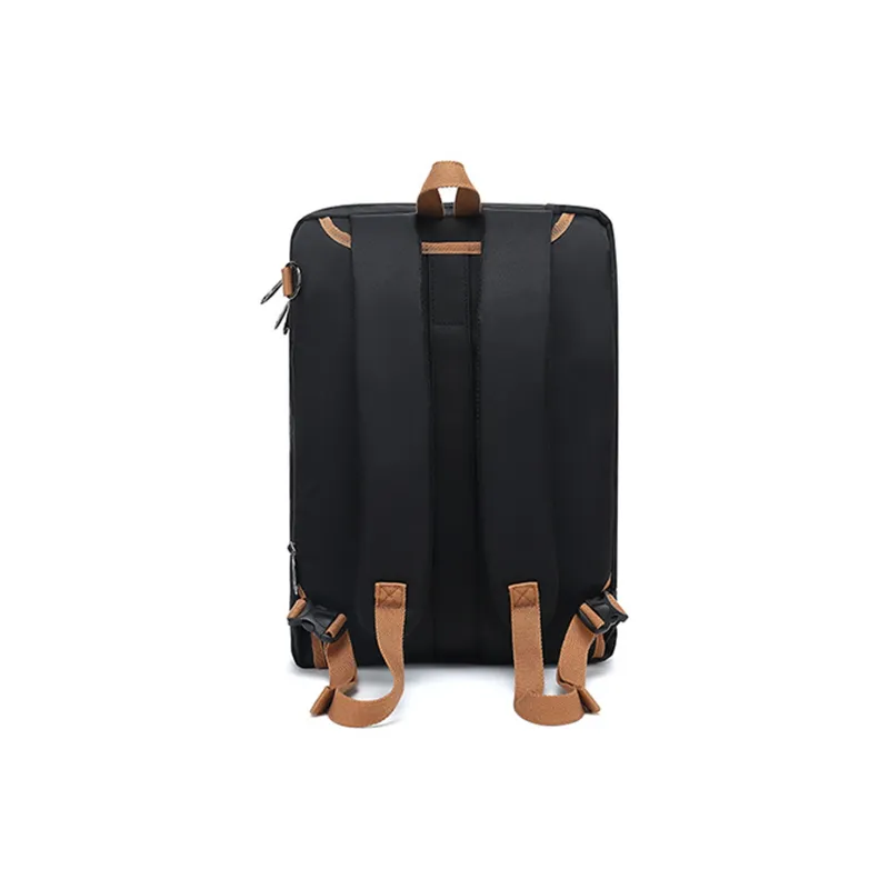 COOLBELL Polyester Briefcase, Shoulder Bag Men's Black-3