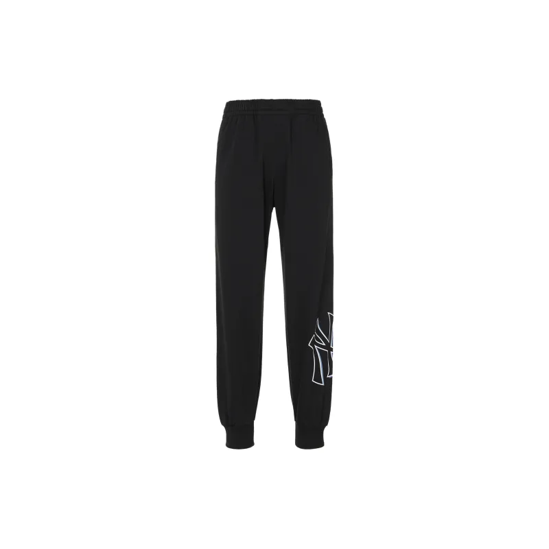 MLB New York Yankees Knitted Sweatpants Men Black-1
