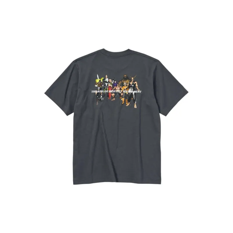 UNIQLO T Shirts Unisex Dark Gray-1