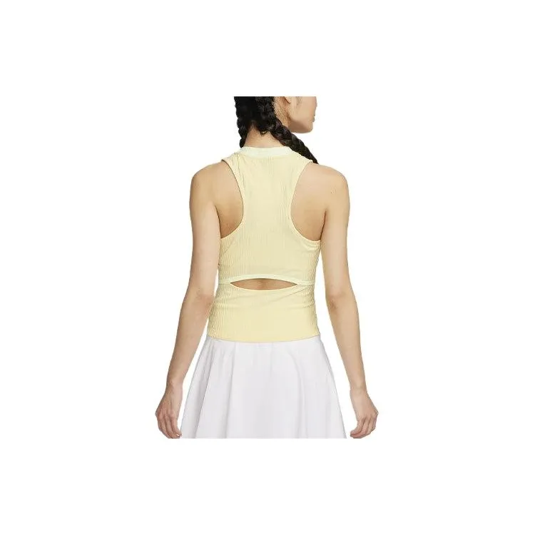 Nike Tank Tops Women's Soft Yellow-1