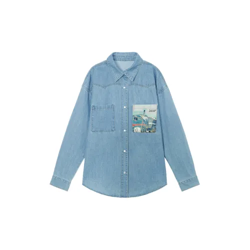 DIALOGUE Denim Jackets Women's Denim Blue