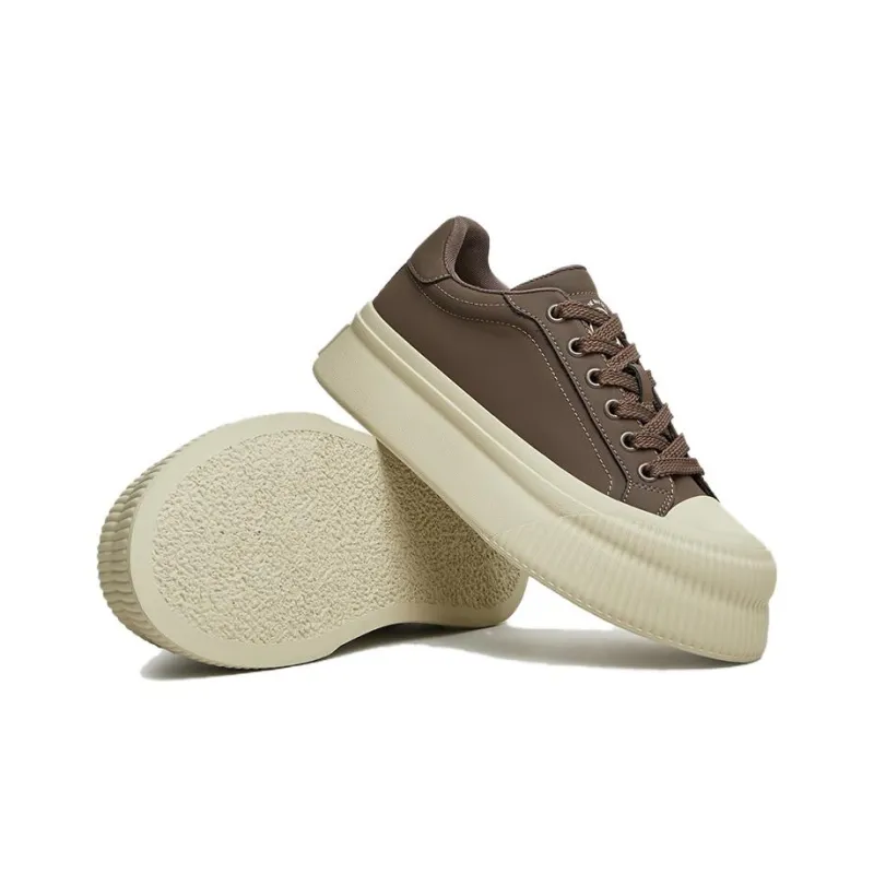 TATA Skateboard Shoes Women's Low Top Solid Color-12