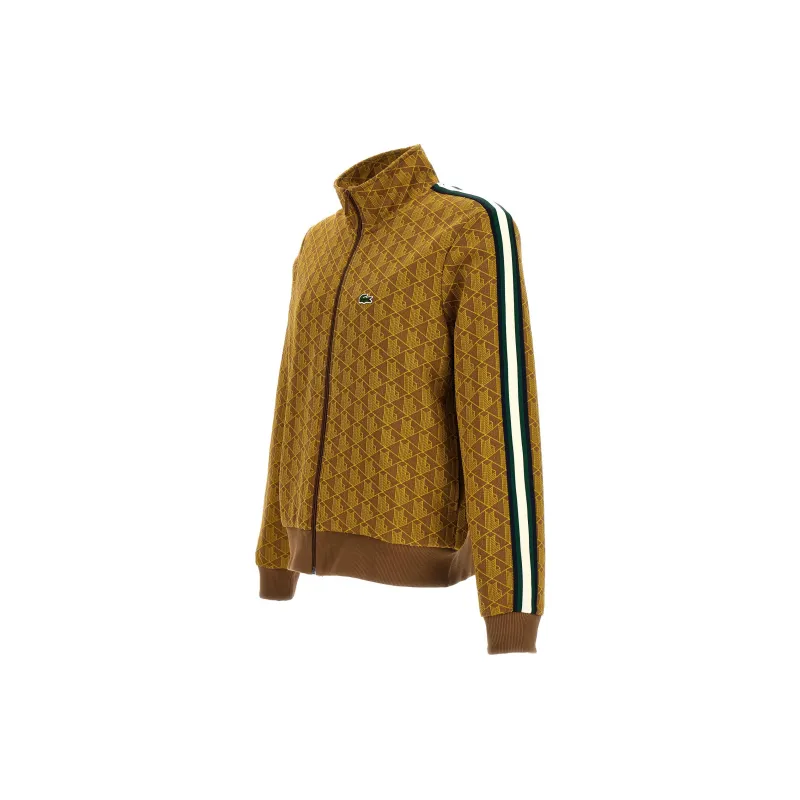 LACOSTE Monogram pattern Cardigan-2