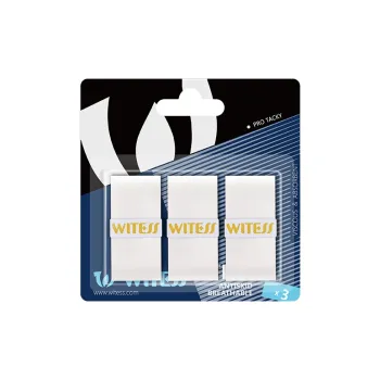 WITESS Badminton Grip Tape PU Training Competition Type Thin 3 Pack In 1 Box