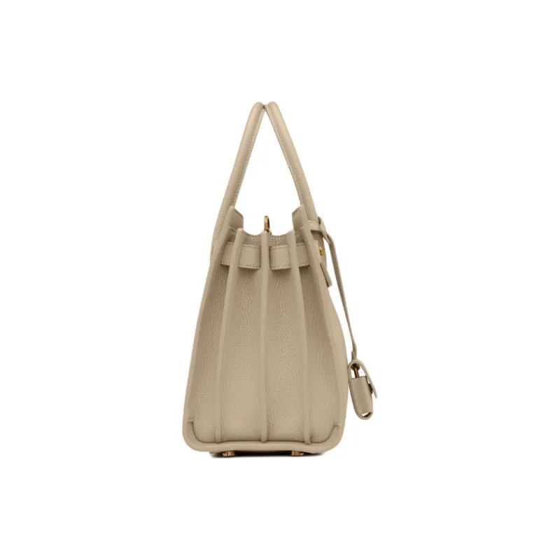 SAINT LAURENT SAC DE JOUR Cow Leather Shoulder Bag Crossbody Bag Handbag Women's Sea Salt Color-2