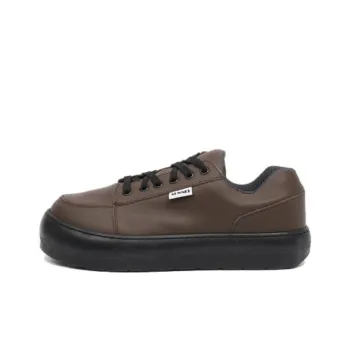 Sunnei Low-Top Skateboard Shoes Unisex Coffee