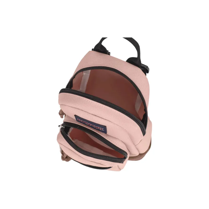 JanSport Suede Backpack Mini Women's Mist Rose-5