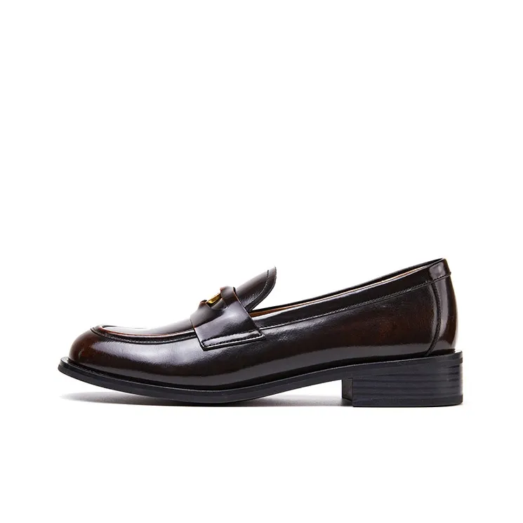Marie Claire Loafers 3cm Women's Brown-0