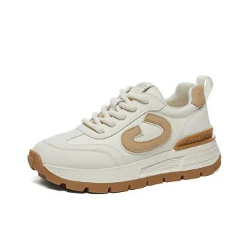 BAIJIHONG Anti-Slip Wear-Resistant Breathable Lightweight Height Increasing Low-Top Casual Shoes 4cm Women's