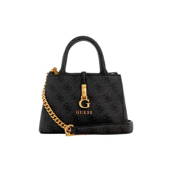 GUESS Artificial Leather Handbag Shoulder Bag Crossbody Bag Mini Women's Black