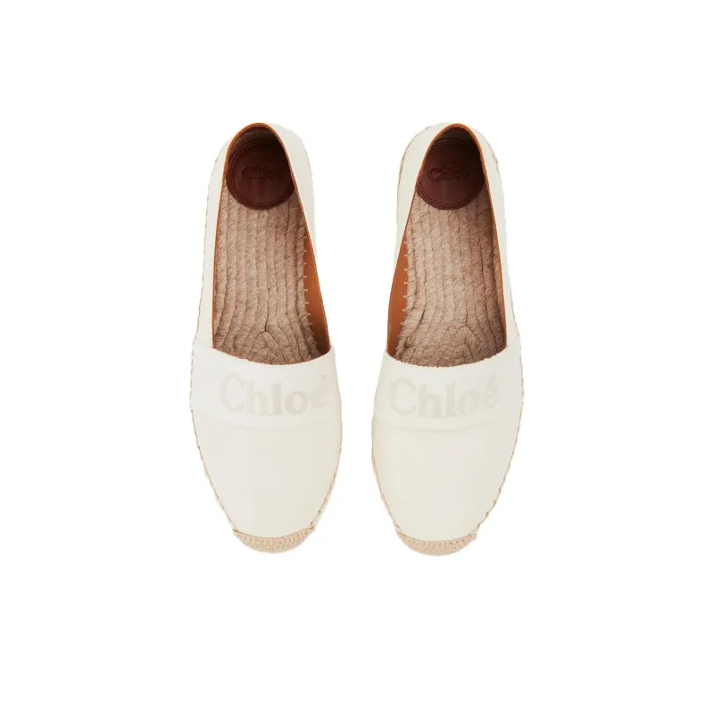 Chloé Piia Logo Embroidered Espadrilles Women's-4