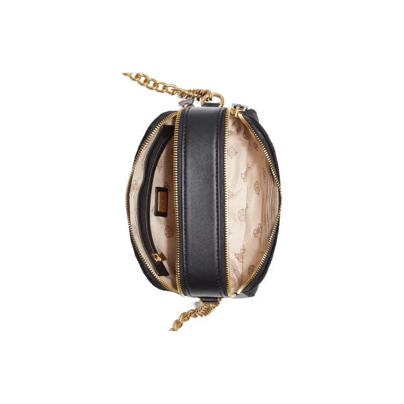 GUESS Velvet Camera Bags Shoulder Bags Women's Black-3