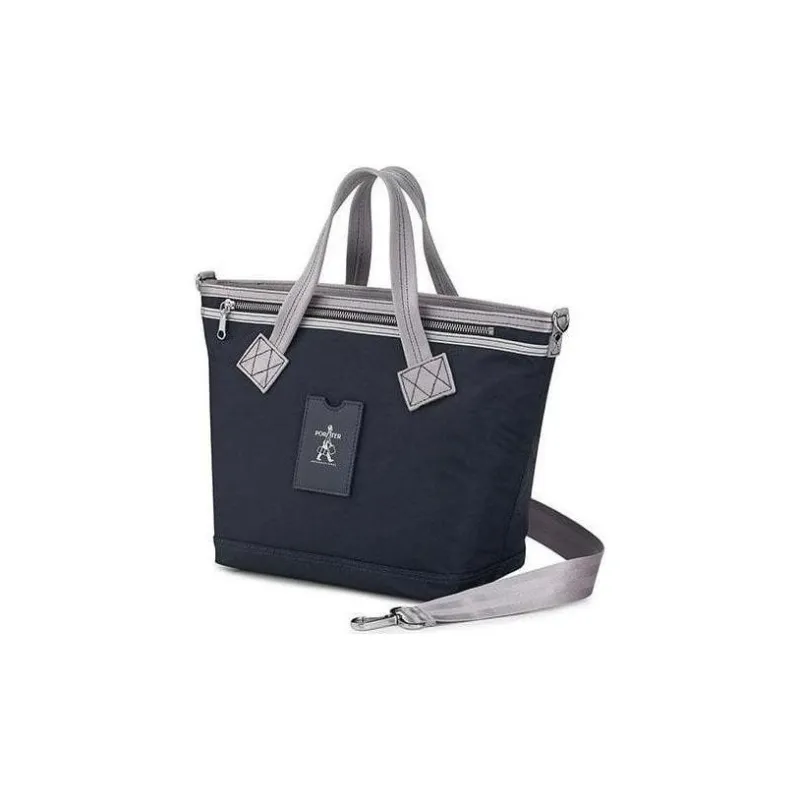 PORTER Nylon Tote Bag Shopping Bag Shoulder Bag Crossbody Bag Handbag Medium Size Unisex Purple Rose Grey Dark Blue-1