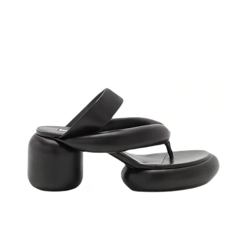 JIL SANDER 65mm Padded-strap Sandals-1