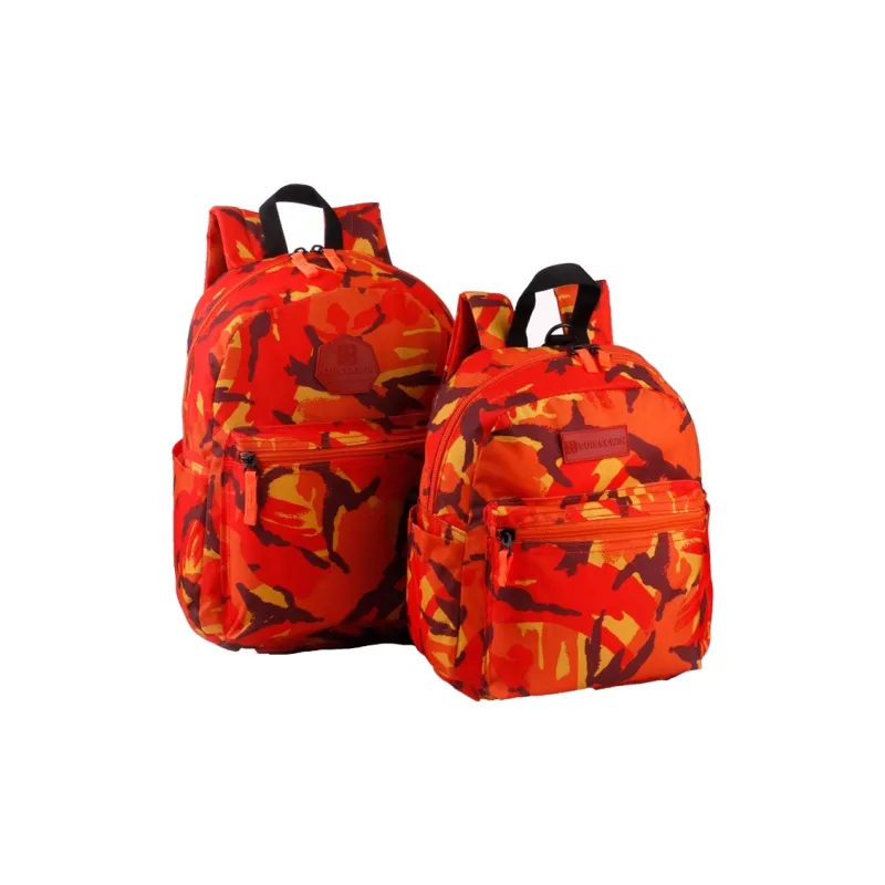 SUISSEWIN Polyester Backpack Regular Unisex Red/Camouflage-4