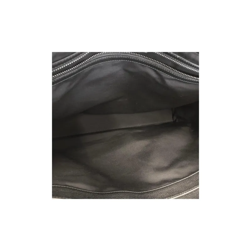 BVLGARI Fragment Design Collaboration Nylon And Leather Tote Bag Shopping Bag Shoulder Bag Handbag Men's Black-4