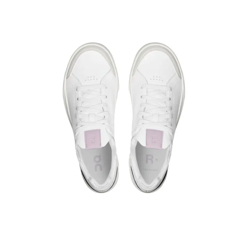 On CourtTHE ROGER Anti-Slip Wear-Resistant Low-Top Skateboard Shoes Women's White-2
