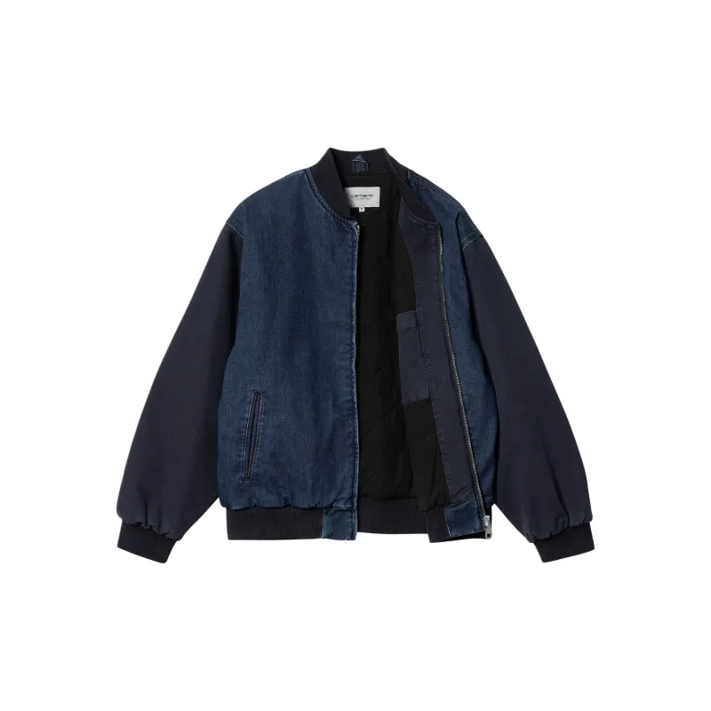 Carhartt WIP Paxon Bomber Jackets Coats Men's Blue-2