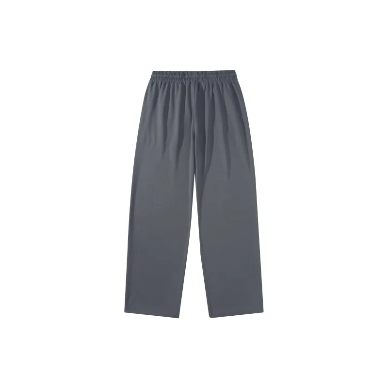 DNBH Straight Fit Knitted Fabric Sports Pants Unisex-3