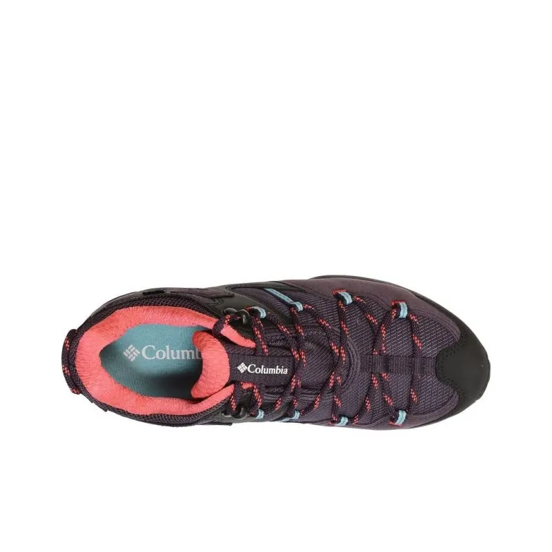 Columbia Cushioning, Wear Resistant Low Top Outdoor Shoes Women's Purple Black-2