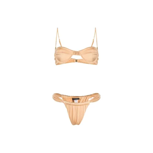 MANOKHI Ruched Bikini Set