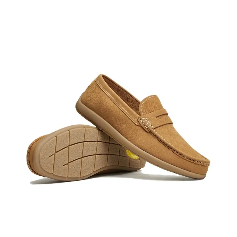 TATA Dress Shoes Men Low Top Solid Color-12