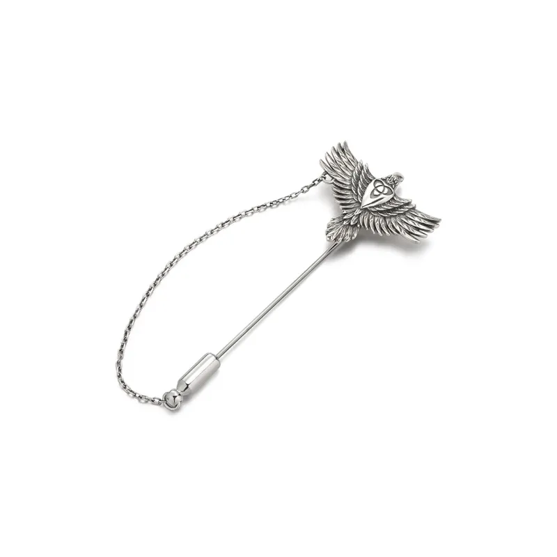IDEAGEMER 925 Sterling Silver Brooches Men's-15