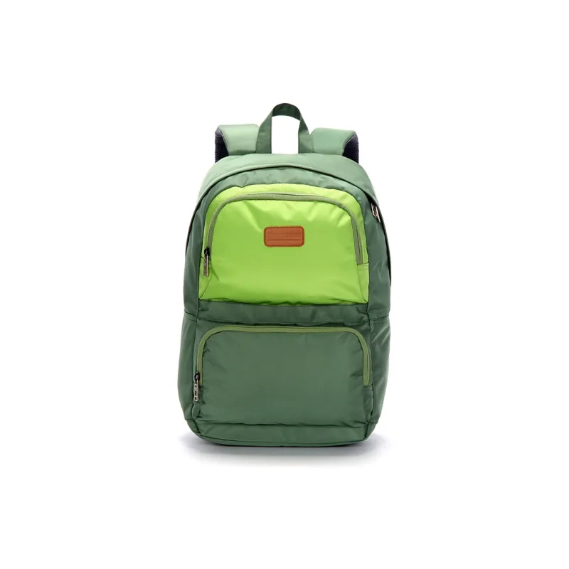 SUISSEWIN Polyester Students' Laptop Backpack Regular Unisex Red/Green-6