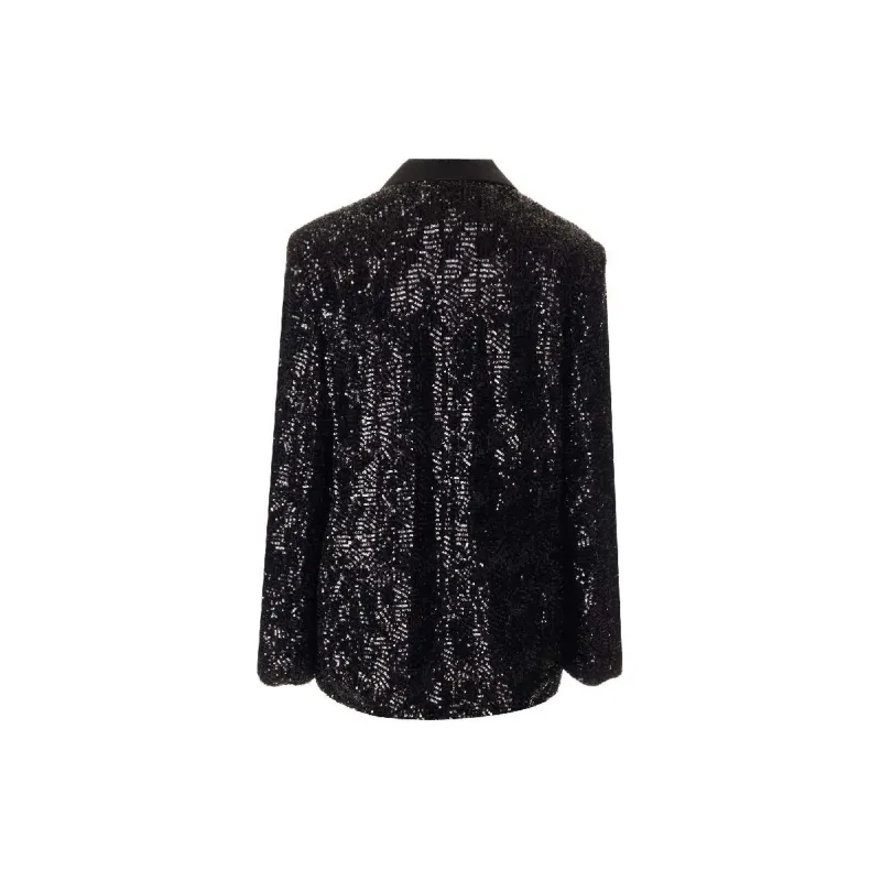 Rotate Sequin Embellished Oversized Blazer-1