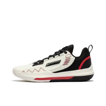 361° DVD Team Cushioning Anti Slip And Wear Resistant Low Top Basketball Shoes Men's White Red