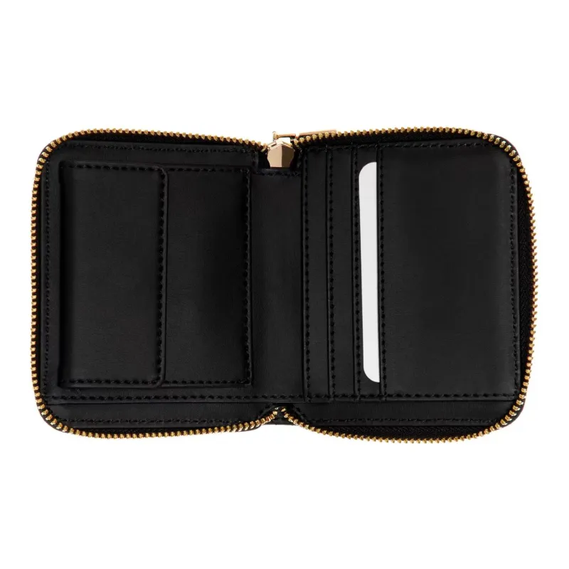 GUESS Artificial Leather Wallet Small Size Women's Black-2