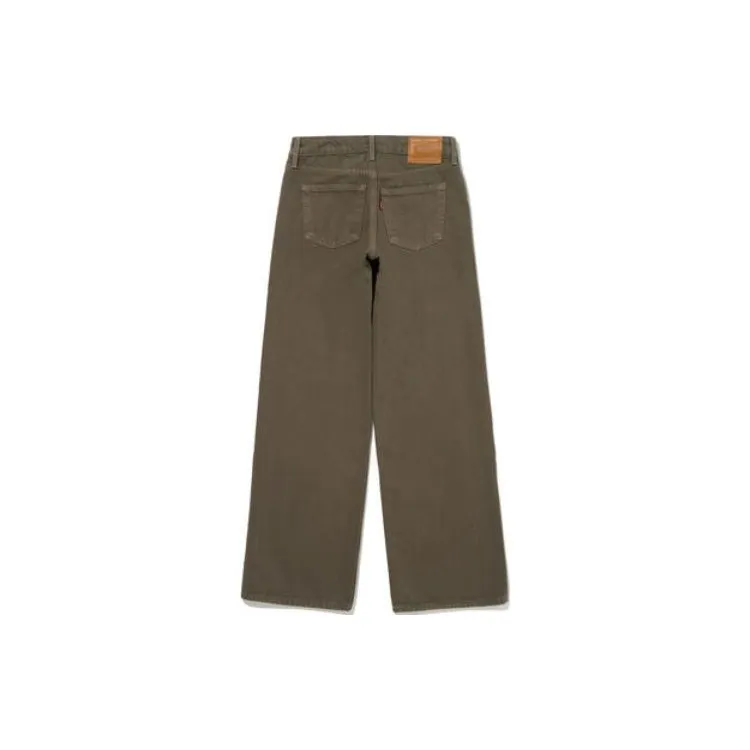 Levi's Low Cut Loose Brown Rock Crocodile Skin Jeans Women's Brown-1