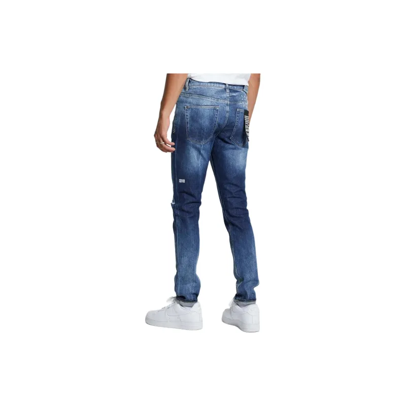 Ksubi Jeans Men's Indigo Stone Washes Blue-2