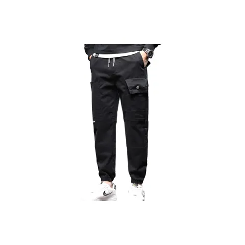 Tonlion Casual Pants Men Black